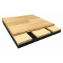 Спортивный паркет Grabo FlatPad 14 Ясень Бежевый